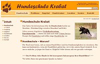 Hundeschule Krabat aus Monheim / Leverkusen, Screenshot