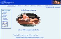 Schwimmschule in Düsseldorf, Erkrath und Grevenbroich, Screenshot